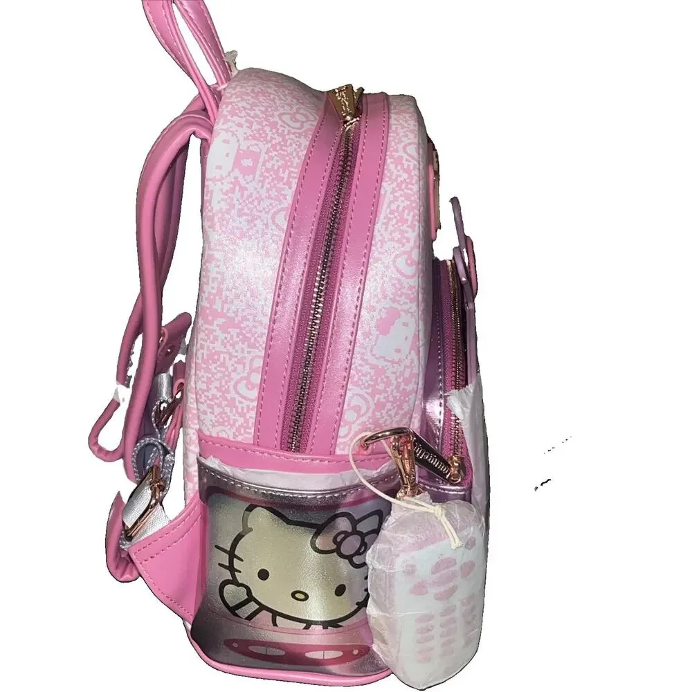 Loungefly HELLO KITTY Vintage TV Lenticular Mini Backpack Coin Bag & Zip Wallet